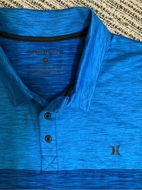 Hurley Men’s Heather Royal Blue Polo Shirt
